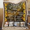 To My Wife  Blanket Quilt Blanket  Quilt